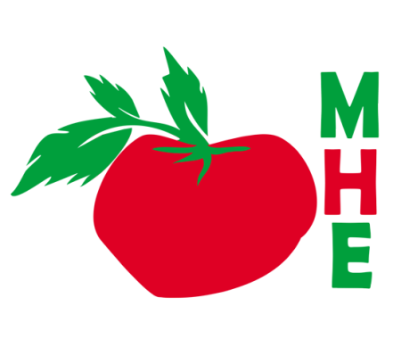 Logo GO MHE tomate huevo toro